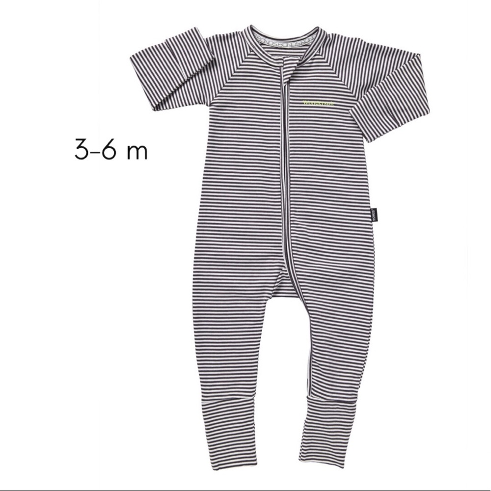 Baby boys bonds Wondersuits zippy romper striped